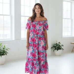 Vineyard Vines 145th Kentucky Derby Off-Shoulder Dress – Size 2